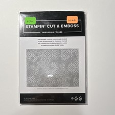 Stampin' Up Distressed Tile 3D Embossing Folder for Stampin' Cut Emboss
