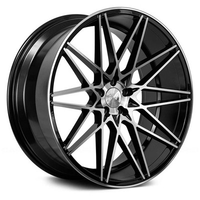 1AV ZX4 Wheel 22x9 (35, 5x120.65, 74.1) Black Single Rim