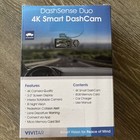 Vivitar  4k Smart Dash Cam Dashcam Dashsense Duo AI Powered-Black-NEW In Box — photo 2
