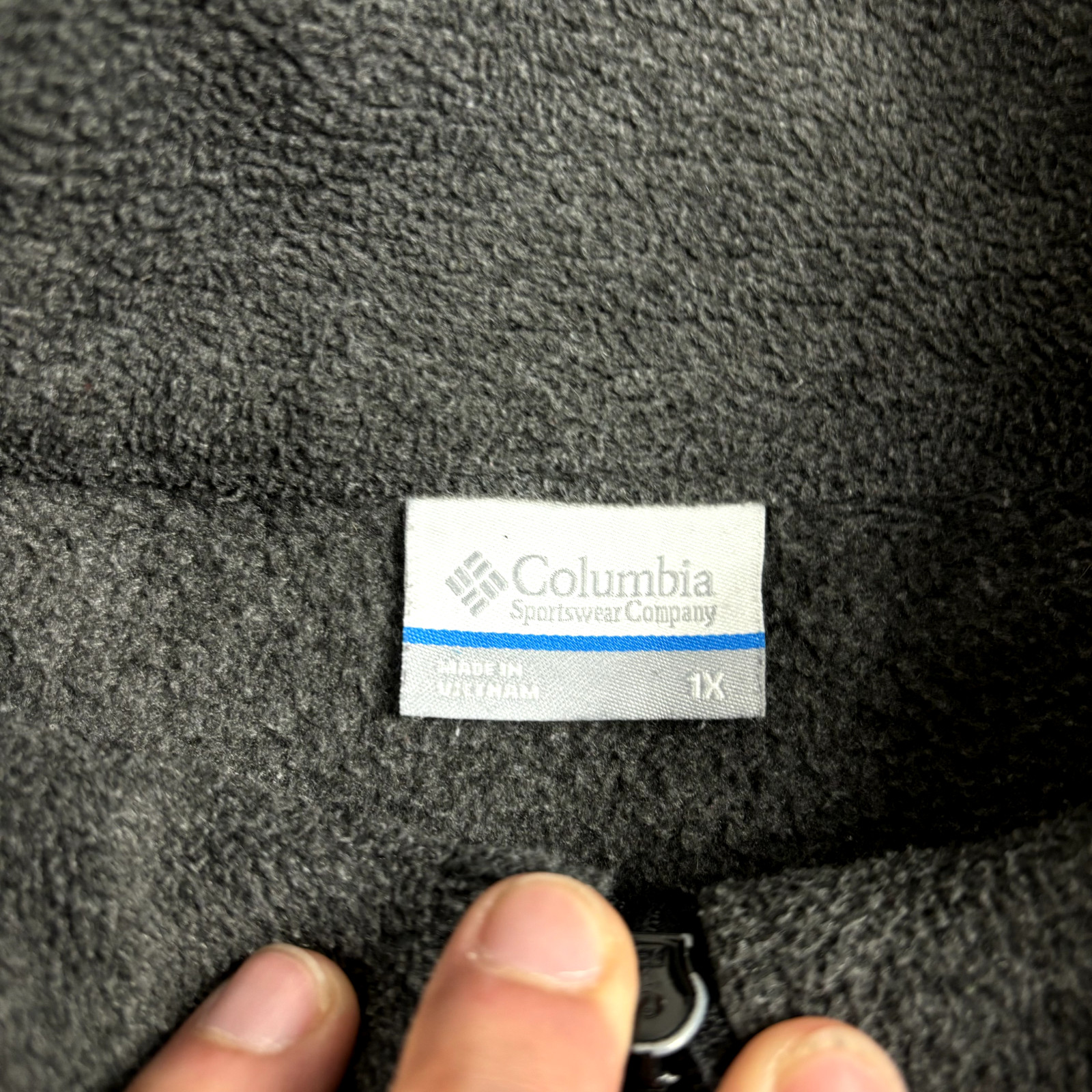 Columbia Men’s Sweater Gray Jacket Long Sleeve Sweater Full Zip Size 1X thumbnail 5