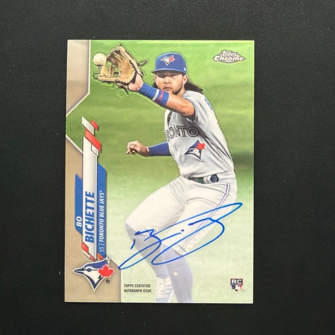Bo Bichette 2020 Topps Chrome #RA-BBI Rookie Auto Price Guide