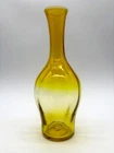 Vintage Blenko Glass 64d Lemon Optic Bud Vase MCM HTF