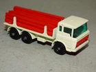 Matchbox Lesney 58 DAF Girder truck & 12 girders, white, black wheels