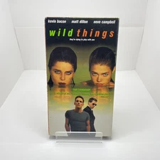 Wild Things (VHS,1998) Kevin Bacon Matt Dillion Neve Campbell Bill Murray, 90s