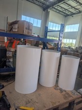 USED 3 Pcs Round Cylinder Pedestal Stand For Wedding Party Display Stand Decor
