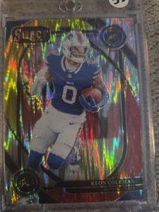 2024 Panini Select Football – Keon Coleman Rookie “Club Level” Silver Disco Priz