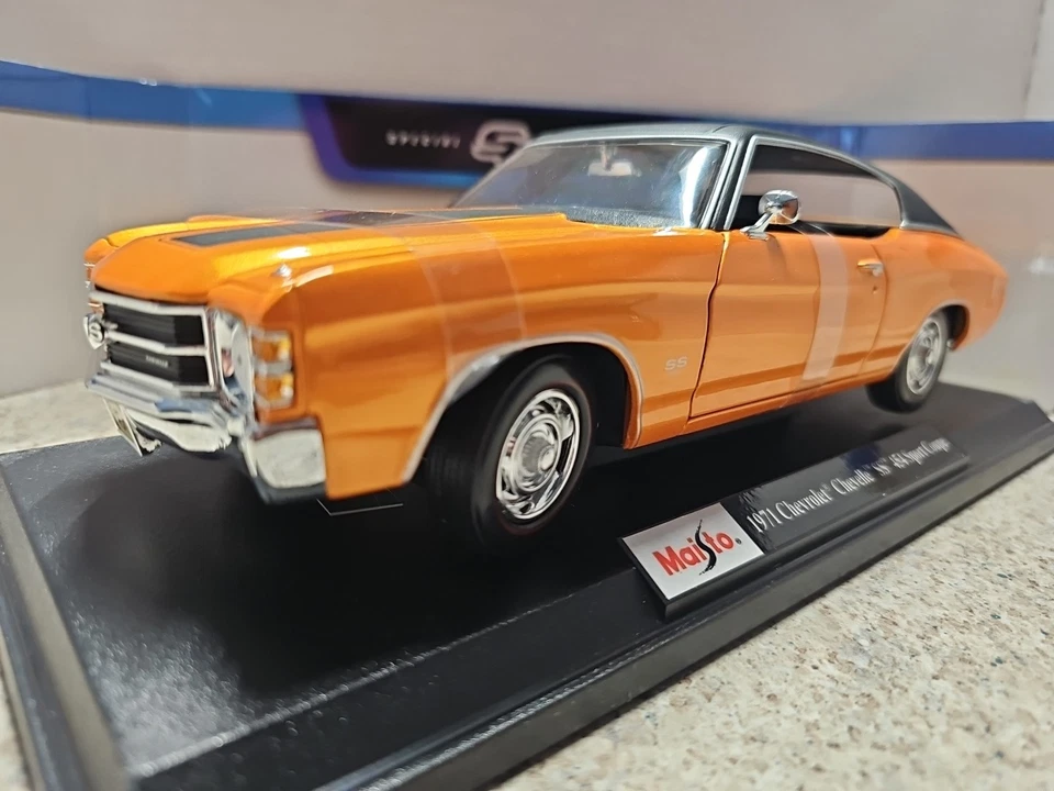 Chevy Chevelle SS 454 1971 cupé edición especial coche diecast Maisto 1:18  Foto 2 de 4