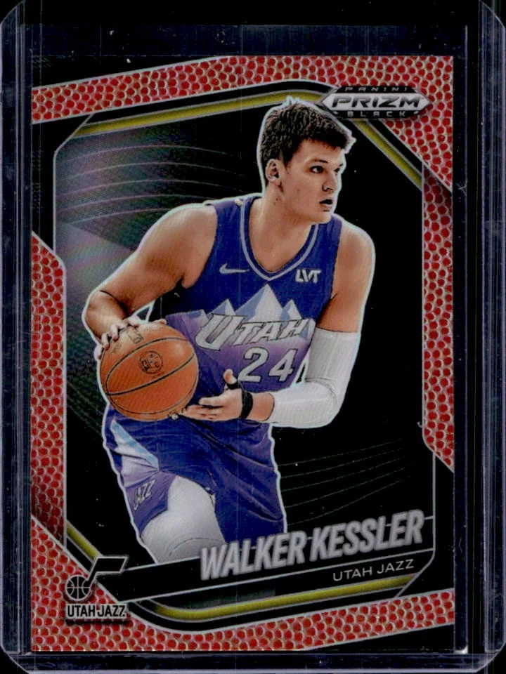2024-25 Prizm Black Walker Kessler Basketball Prizms #42/225 Jazz