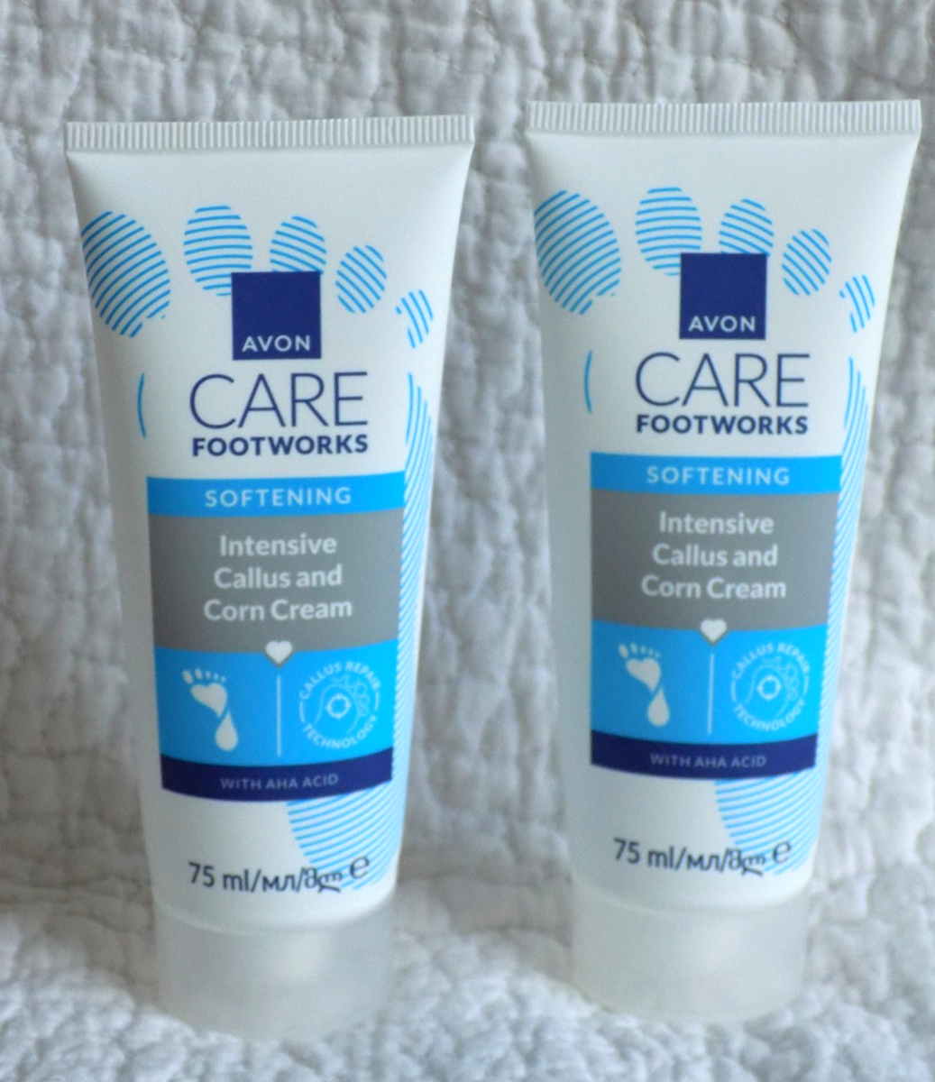 Crème Anti-callosités Avon Footworks - Adoucit Les Pieds Secs Et Rugueux, Tube Neuf