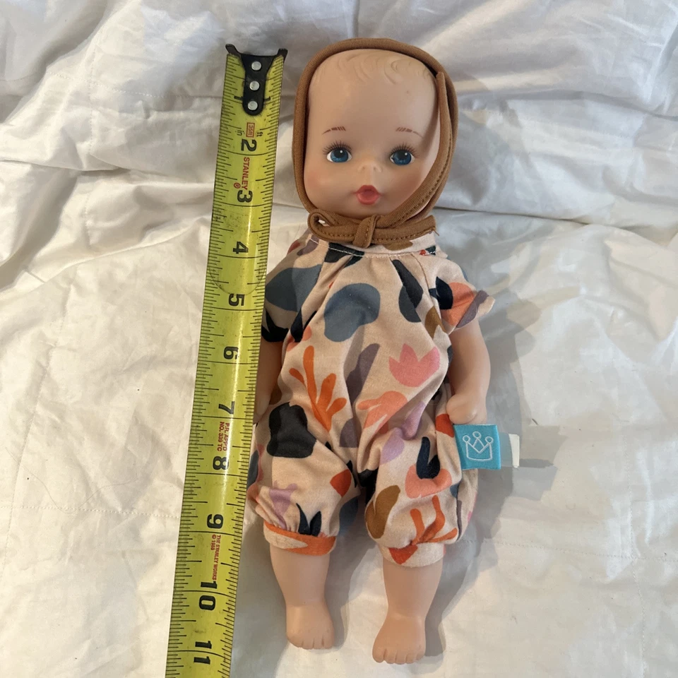 Juguete Manhattan plástico suave ojo azul bebé muñeca juguete 11” 2018 Vietnam Foto 2 de 4