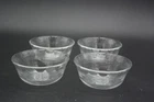PYREX GLASS 10 OUNCE CUSTARD CUPS #464 LOT OF 4 USA