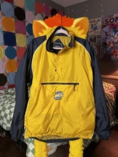 Vintage 2003 SEC Men’s tournament New Orleans Windbreaker Pullover Yellow Large 