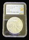 2022-W $1 American Silver Eagle NGC MS 69 Early Releases | West Point Star Label