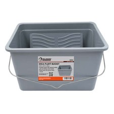 ROLLINGDOG Home Wall DIY Paint Tool Plastic Bucket 35x23.5x20cm Grey 10L
