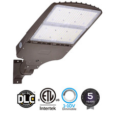 480V LED Parking Lot Light 300W LED Shoebox Light AC 277-480V with Direct Mount
