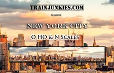 TrainJunkies New York City Model Railroad Backdrop