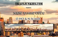 TrainJunkies New York City Model Railroad Backdrop
