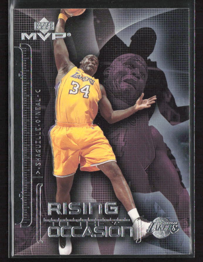 Shaquille O'Neal 2枚組　 デビューLP ・12インチシングル 2002 Upper Deck MVP #R9 Shaquille O'Neal Rising to the
