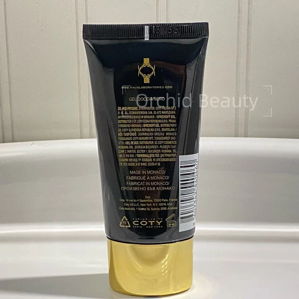 Nuevo gel de ducha Lady Gaga Fame negro fluido negro 2,5 oz / 75 ml ~ raro Foto 2 de 2