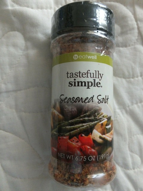 New tastefully simple seasoned salt eat well 6 75 oz for sale online