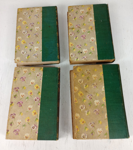 Poems (Hardcover 1892) Set of 4 Stokes Company Whitter Browning Longfellow Burns - Picture 5 of 12