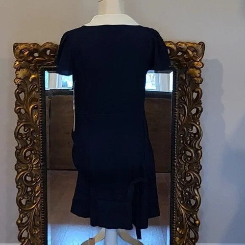 Reformation Kathy Dress Navy Ladies Size S - Picture 3 of 10