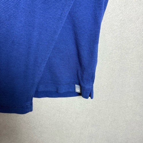 Peter Millar Navy Sunwashed Waffle Knit Quarter-Zip Pullover Soft Long Sleeve S - Picture 4 of 8
