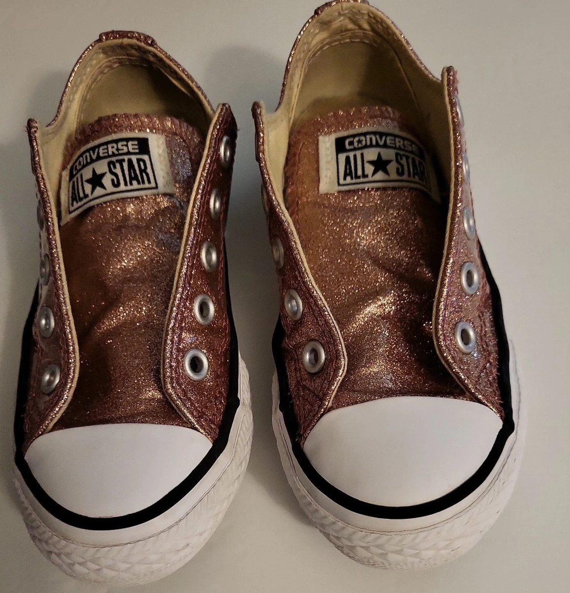 converse glitter rose gold