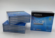 New 3 Pack Of 5  15 Sony Mini DVD-R Handycam Video Recorder 30 Min 1.4 GB