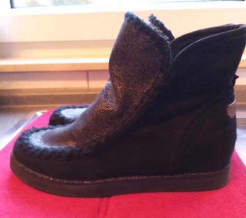 Süße Kunstfellstiefelchen*WRANGLER*Gr. 40*schwarz*wie neu*MOU* - Bild 4 von 9