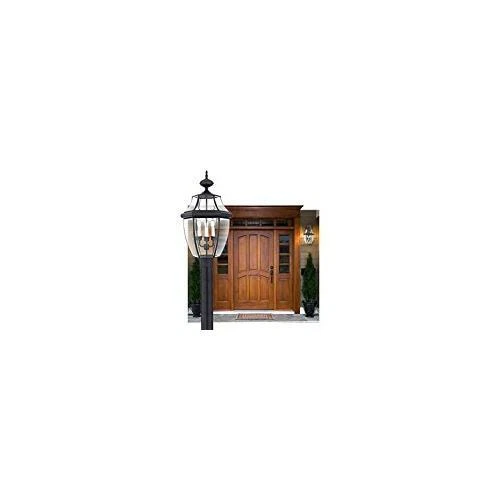 Quoizel NY9043K 3-Light Newbury Outdoor Lantern in Mystic Black - Picture 5 of 7