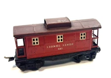 Lionel Lines Pre War 657 Tinplate Caboose