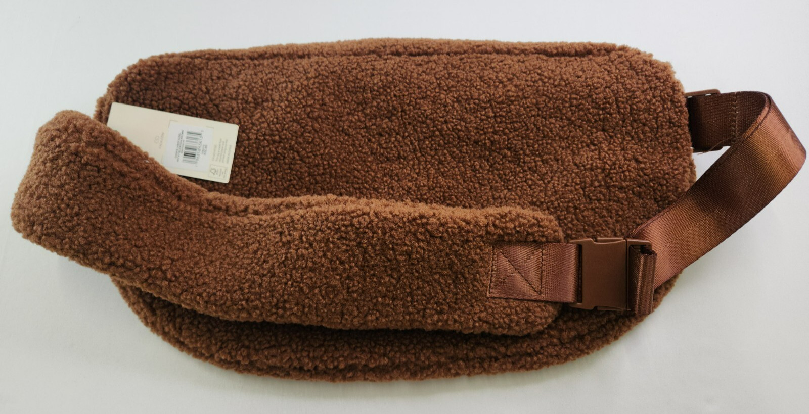 Calia Womens Rocky Mountain Brown Sherpa Large Sling Bag 17'x10'x6' Adjustable S