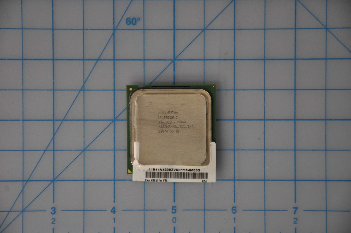 Intel Processor CPU Celeron-D 336 2.8Ghz 256 533 S775 GG850 WJ299