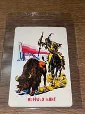 Vintage 1960 Cowboys  Indians Card Game Playing Card   Educards RARE CONDITION