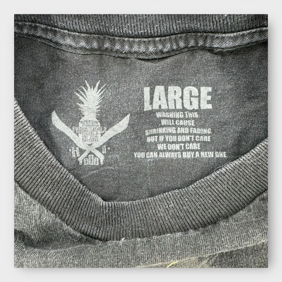 Camiseta negra Farmers Market Hawaii FMHI para hombre grande prototipo colaboración reconocimiento Foto 2 de 4