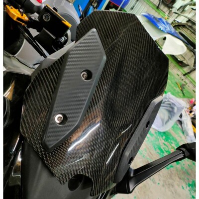 Carbon Fiber For SYM MAXSYM TL500 TL508 Front Windscreen Windshield 1SET