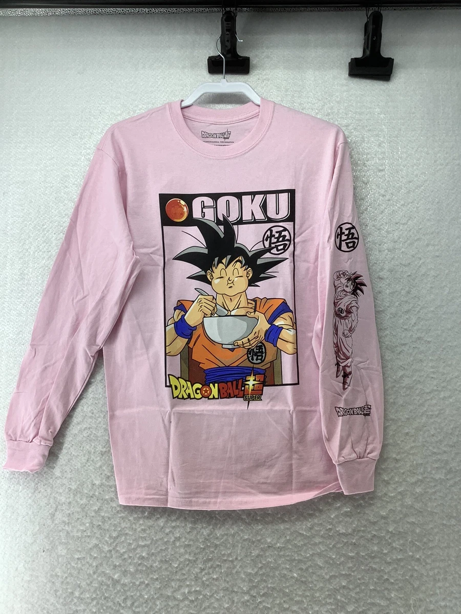 white shirt with pink graphic