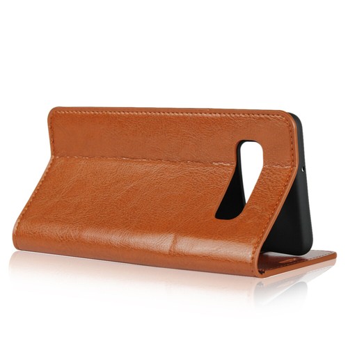 Genuine Real Cow Leather Flip Wallet Case Cover For Samsung Galaxy S/Note Phone - Picture 10 of 40