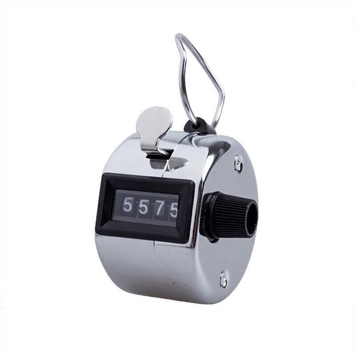 4 Digit Tally Counter Hand Held Number Clicker Mechanical Manual Counting Click - Picture 10 of 12