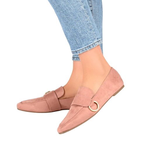 Journee Collection Benntly Tru Comfort Foam Slip On Loafer Taupe Brown 8.5M - Picture 6 of 12