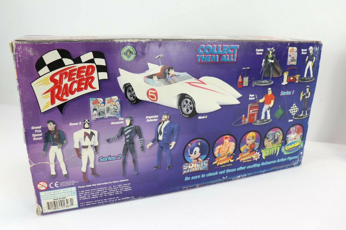 Speed Racer Mach 5 Play Set With Complete Series Sealed