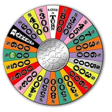 DJ Wheel Of Fortune #3 Game Show 7" inch Slipmat Portablism Turntable Slip Mat