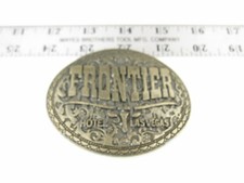 Vintage Frontier Hotel Casino Las Vegas Nevada Travel Related Buckle BIS