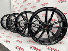 18" Inch VW Golf Pretoria Style Alloy Wheels Gloss Black MK5/6/7/7.5/8 5x112