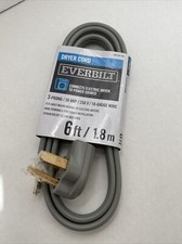 Everbilt 6 Ft. 3-Prong 30 Amp Dryer Cord SA2.528