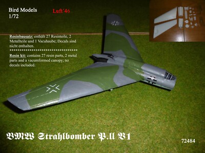 BMW Jet Bomber P.II V1 1/72 Bird Models Resin Kit / Resin Kit