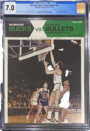 Kareem Abdul-Jabbar 1970 Vintage Sports Memorabilia