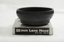 PRINZ 55MM RUBBER CAMERA LENSHOOD NEW OLD STOCK 