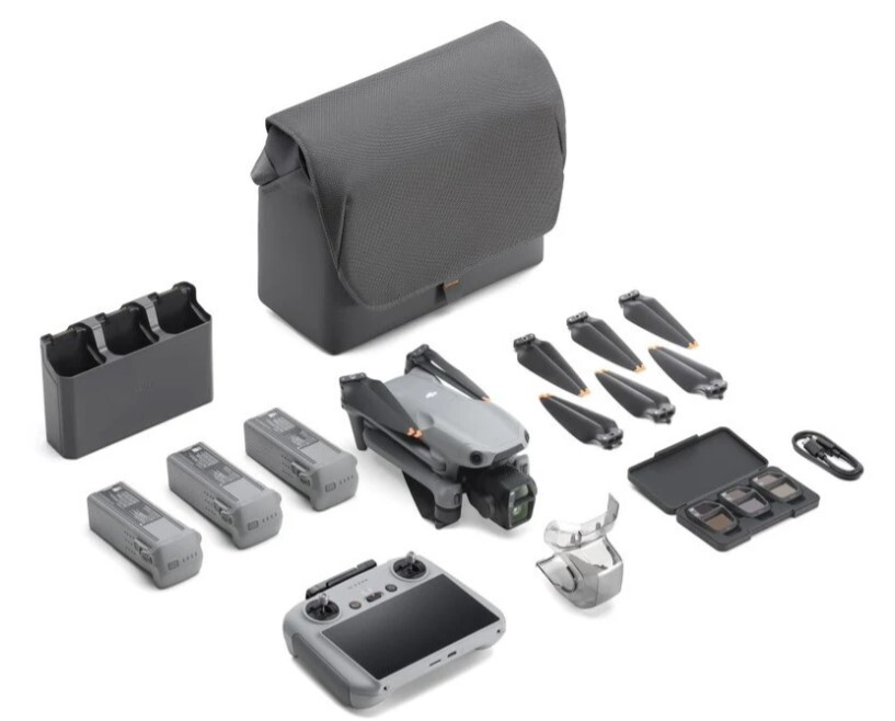 DJI Air 3S Fly More Combo w/ RC 2 Controller Dual Camera 3 DJI Air 3S Fly More Combo w/ RC 2 Controller Dual Camera 3